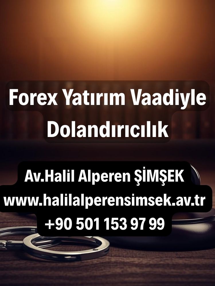 Forex yatırım vaadiyle dolandırıcılık ve parayı geri alma yolları.