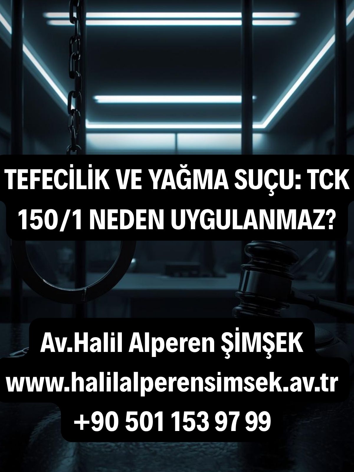 Tefecilik ve yağma suçu davası Ankara ceza avukatı Halil Alperen Şimşek